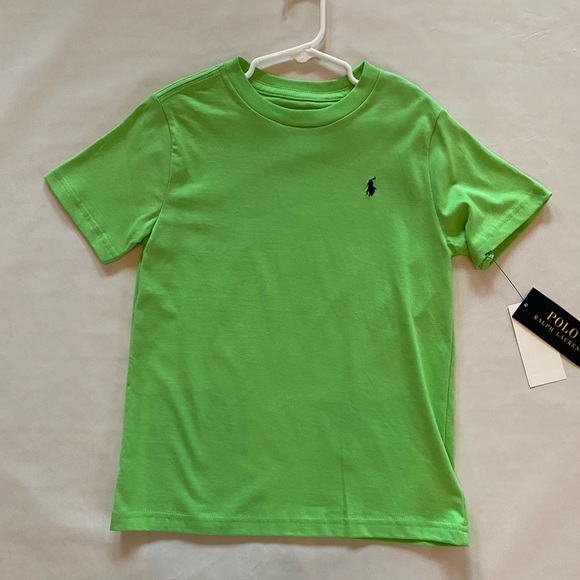 Ralph Lauren Other - Boys Ralph Lauren Childrensware Cotton Jersey Crewneck T-Shirt Size 6 Lime Green